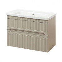 Тумба Aria 65 мокко матовий з умивальником FENOVA 65