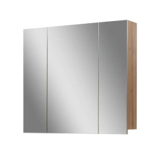 Шафка навісна Базис 80 см з дзеркалом на фасадах Wood