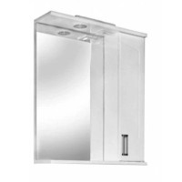 Дзеркало для ванної Декор 65 см з шафкою праве