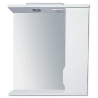 Дзеркало для ванної АЛЬБА 31 55 см. з шафкою ПРАВЕ