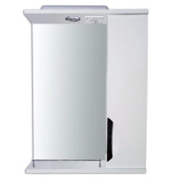 Дзеркало для ванної Гренада 31 55 см. з шафкою ПРАВЕ