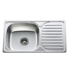 Мийка ZEGOR Decor Прямокутна з полкою 760х420х180 /БЕЗ СИФОНА