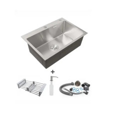 Мийка KRAFT Handmade 650*480*230 (корзина + кріплення + сифон + дозатор)