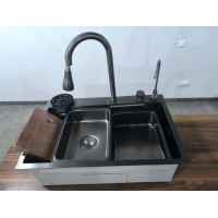 Мийка KRAFT Handmade 680*450*230 Nano Black (6845WF-1 BL)