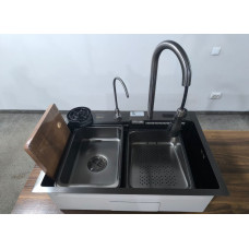 Мийка KRAFT Handmade 680*450*230 Nano Black