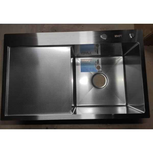 Мийка KRAFT Handmade Decor 780*480*230 (корзина + кріплення + сифон + дозатор)