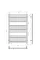 Рушникосушка Magnus 600*1000 Deffi (Білий, нижнє підкл.)