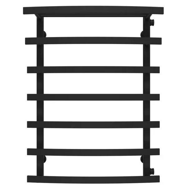 Рушникосушка Лотос 500х800 Deffi (Чорна, нижнє підкл.)