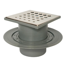 Трап для душу "Confluo Vertical Drops" 15*15 см, нержавіюча сталь