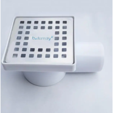 Трап каналізаційний 10*10 см нержавіючий боковий