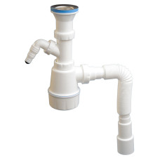 Сифон для мийки прямоточний