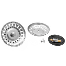 Сіточка для сміття в мийку євровипуск нержайвіюча шток латунь