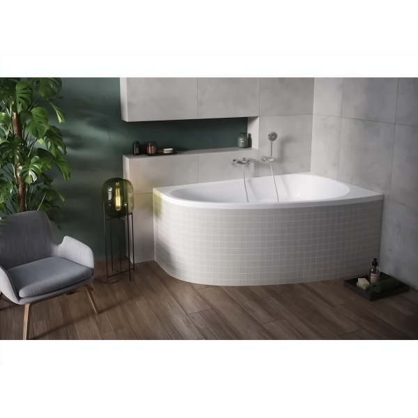 Акрилова ванна Joanna 160*95 права+ніжки ТИП 1