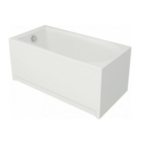 Акрилова ванна ABS Octavia 150*70 + ніжки ТИП 1
