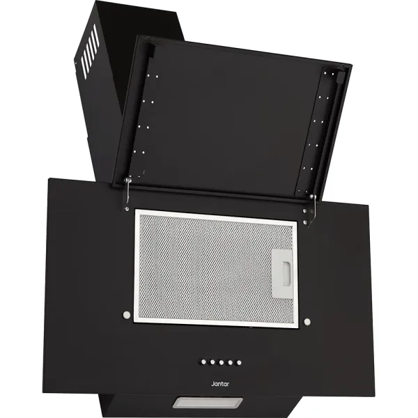 Витяжка кухонна JANTAR VRT 650 LED 60 BL (чорна, вертикальна)