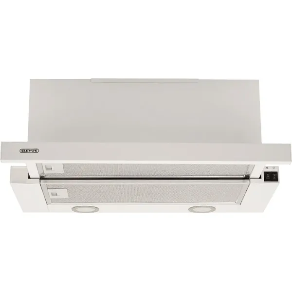 Витяжка кухонна ELEYUS LOTUS 1200 60 WH (біла, телескопічна)
