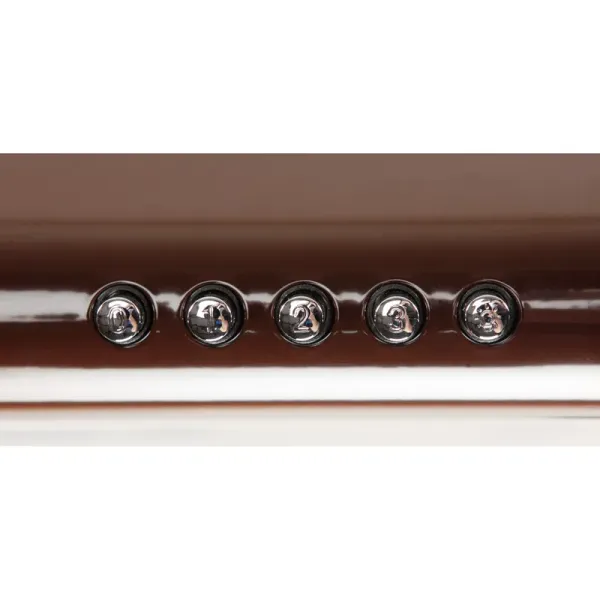 Витяжка кухонна ELEYUS LINE I 380 60 BR (коричнева, плоска)