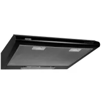 Витяжка кухонна ELEYUS LINE I 380 60 BL (чорна, плоска)