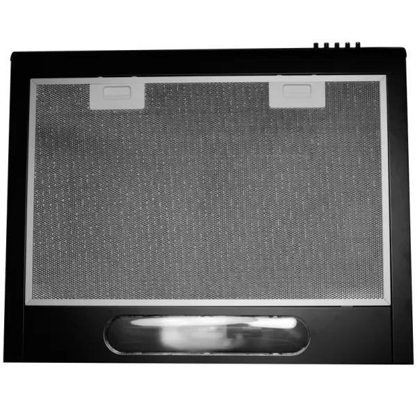 Витяжка кухонна ELEYUS LINE I 380 60 BL (чорна, плоска)