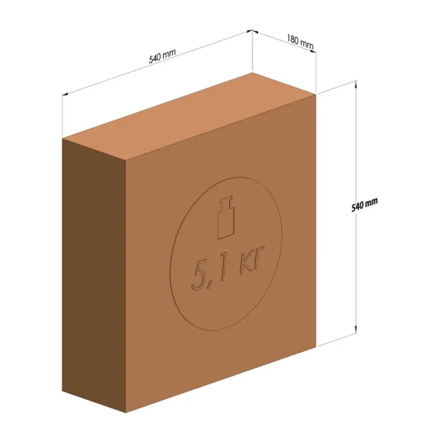 Витяжка кухонна ELEYUS LINE I 380 50 BR (коричнева, плоска)