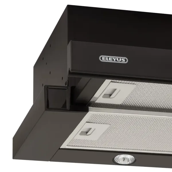 Витяжка кухонна ELEYUS BREEZE 700 60 BL (чорна, телескопічна)