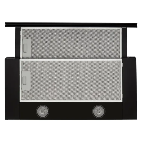 Витяжка кухонна ELEYUS BREEZE 700 50 BL (чорна, телескопічна)