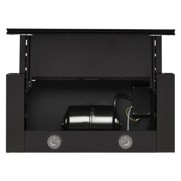 Витяжка кухонна ELEYUS BREEZE 700 50 BL (чорна, телескопічна)