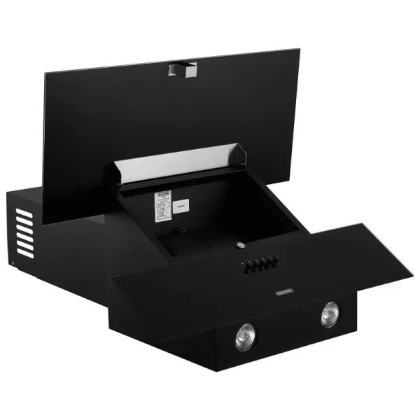 Витяжка кухонна ELEYUS ELLADA 700 60 BL (чорна, вертикальна)