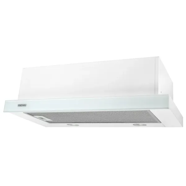 Витяжка кухонна ELEYUS STORM G 700 LED SMD 60 WH (біла, телескопічна)