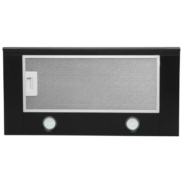 Витяжка кухонна ELEYUS STORM G 700 LED SMD 60 BL (чорна, телескопічна)