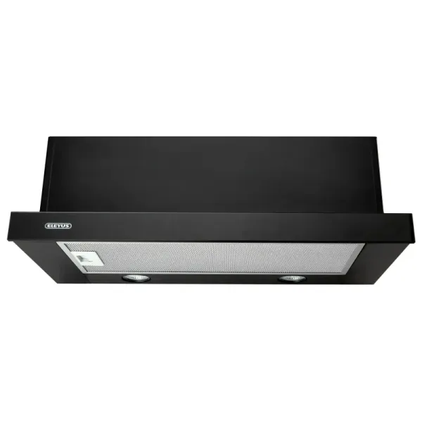 Витяжка кухонна ELEYUS STORM G 700 LED SMD 60 BL (чорна, телескопічна)