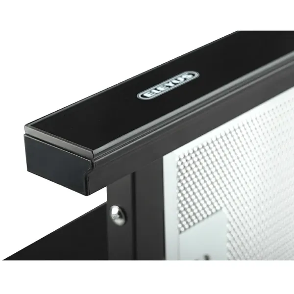 Витяжка кухонна ELEYUS STORM G 700 LED SMD 60 BL (чорна, телескопічна)