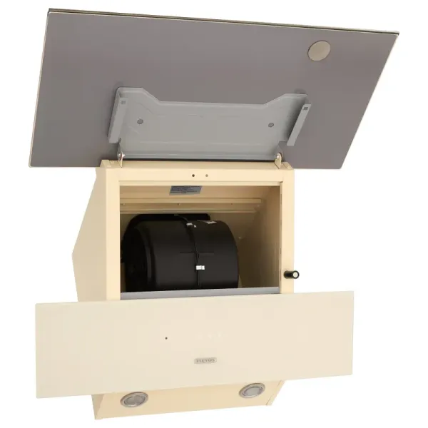 Витяжка кухонна ELEYUS LUNA 1200 LED 60 BG (бежева, вертикальна)