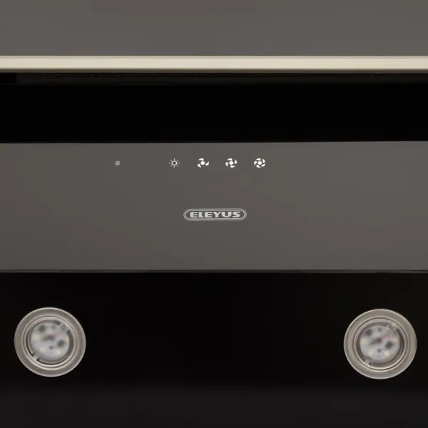 Витяжка кухонна ELEYUS LUNA 1200 LED 60 BL (чорна, вертикальна)