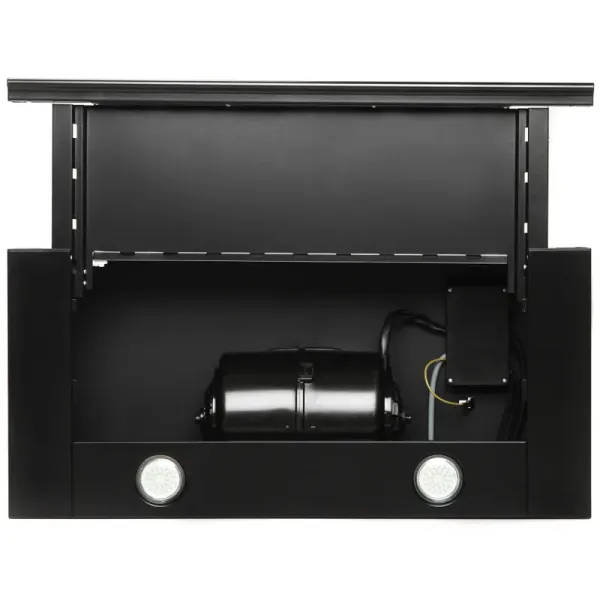 Витяжка кухонна ELEYUS STORM 700 60 BL (чорна, телескопічна)