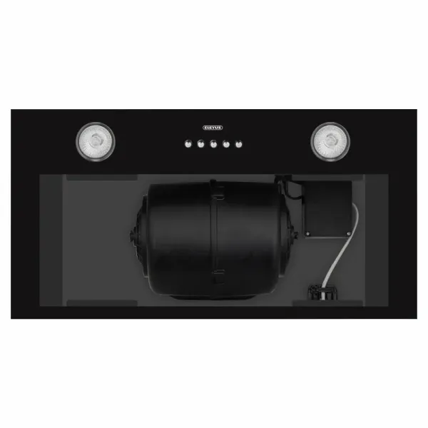 Витяжка кухонна ELEYUS INTO 700 52 BL (чорна, вбудована)