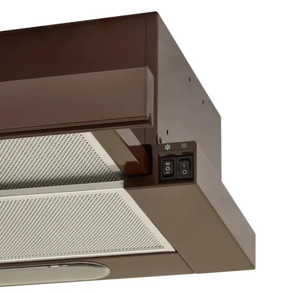 Витяжка кухонна ELEYUS BREEZE 470 60 BR (коричнева, телескопічна)