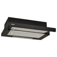 Витяжка кухонна ELEYUS BREEZE 470 60 BL (чорна, телескопічна)