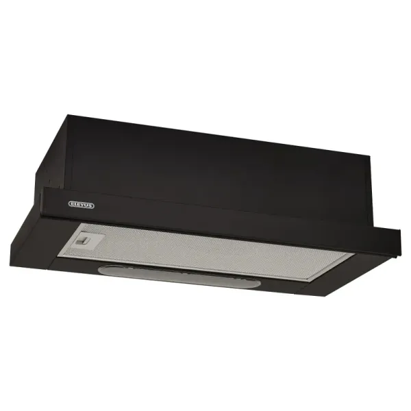 Витяжка кухонна ELEYUS BREEZE 470 60 BL (чорна, телескопічна)