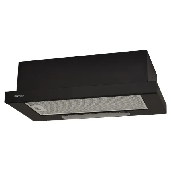 Витяжка кухонна ELEYUS BREEZE 470 60 BL (чорна, телескопічна)