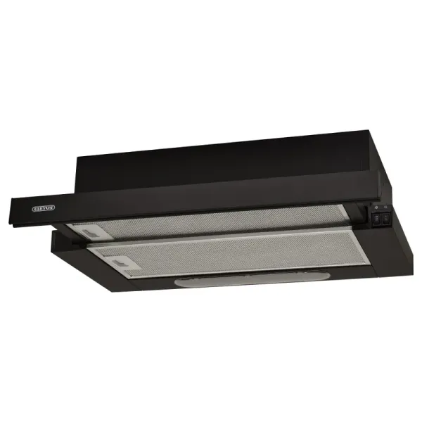 Витяжка кухонна ELEYUS BREEZE 470 50 BL (чорна, телескопічна)