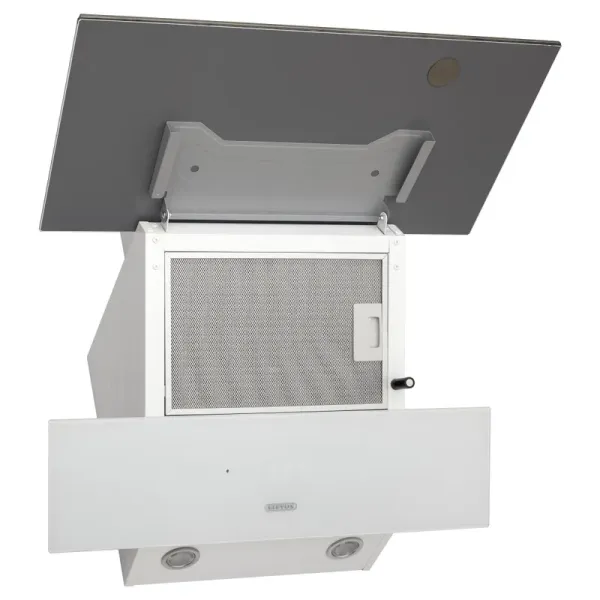 Витяжка кухонна ELEYUS LUNA 1200 LED 60 WH (біла, вертикальна)