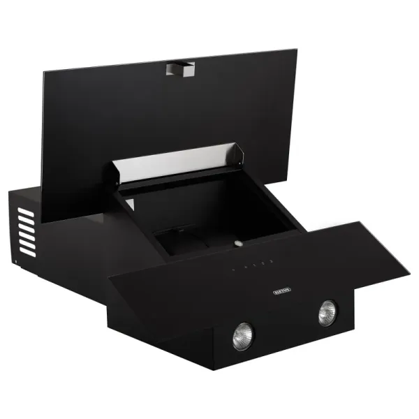 Витяжка кухонна ELEYUS ELEMENT 700 60 BL (чорна, вертикальна)