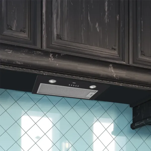 Витяжка кухонна ELEYUS INTO 960 52 BL (чорна, вбудована)