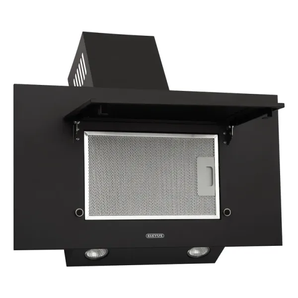 Витяжка кухонна ELEYUS VERTICAL 700 50 BL (чорна, вертикальна)