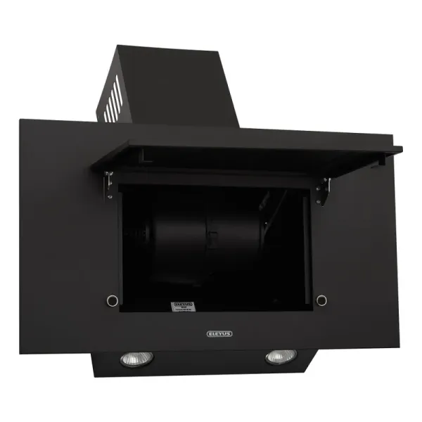 Витяжка кухонна ELEYUS VERTICAL 700 50 BL (чорна, вертикальна)