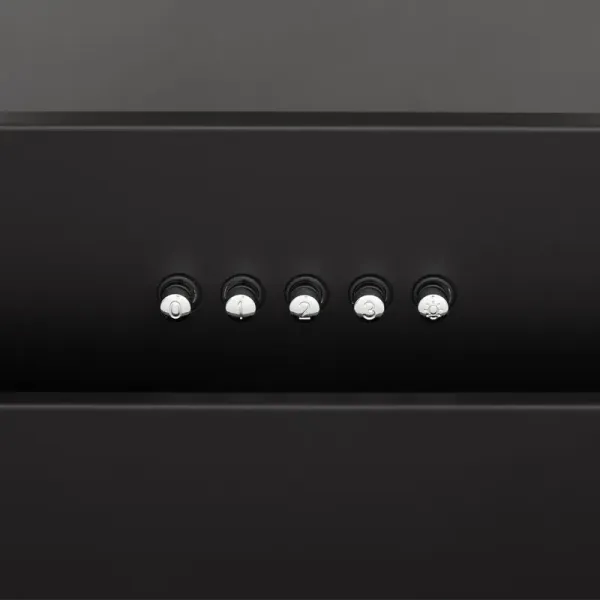 Витяжка кухонна ELEYUS VERTICAL 700 50 BL (чорна, вертикальна)