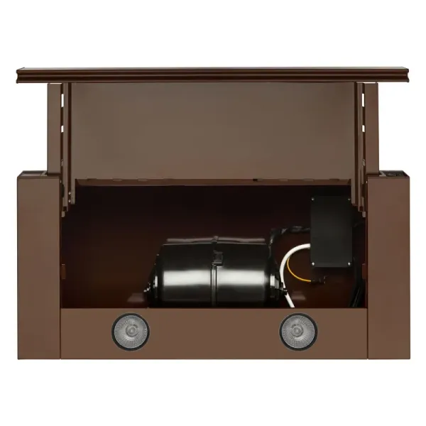 Витяжка кухонна ELEYUS BREEZE 700 50 BR (коричнева, телескопічна)