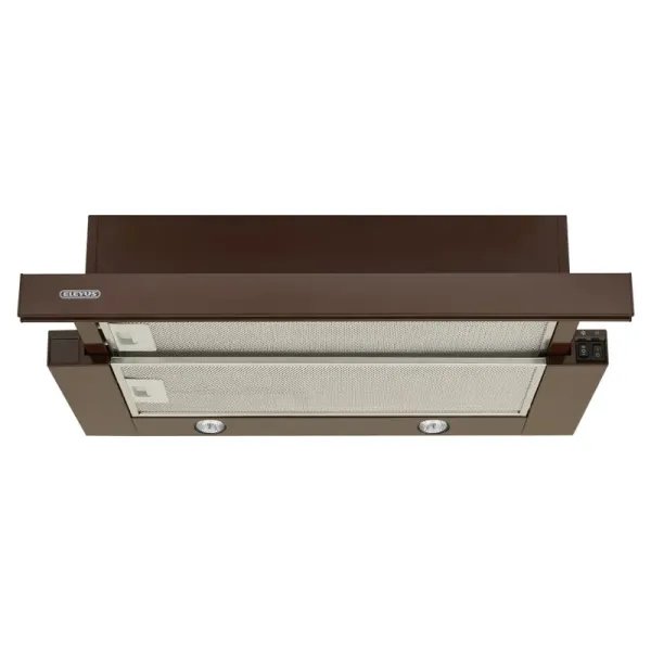 Витяжка кухонна ELEYUS BREEZE 700 50 BR (коричнева, телескопічна)