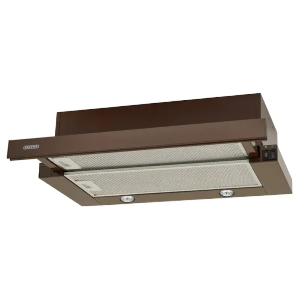 Витяжка кухонна ELEYUS BREEZE 700 50 BR (коричнева, телескопічна)